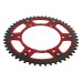 Supersprox - Steel & Aluminum Red Stealth sprocket, 50T, Chain Size 520, RST-1512-50-RED Supersprox - Steel & Aluminum Red Stealth sprocket, 50T, Chain Size 520, RST-1512-50-RED