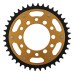 Supersprox - Steel & Aluminum Gold Stealth sprocket, 40T, Chain Size 530, RST-1524-40-GLD Supersprox - Steel & Aluminum Gold Stealth sprocket, 40T, Chain Size 530, RST-1524-40-GLD