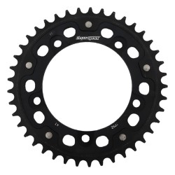 Supersprox - Steel & Aluminum Black Stealth sprocket, 41T, Chain Size 525, RST-1792-41-BLK
