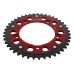 Supersprox - Steel & Aluminum Red Stealth sprocket, 43T, Chain Size 525, RST-1792-43-RED Supersprox - Steel & Aluminum Red Stealth sprocket, 43T, Chain Size 525, RST-1792-43-RED