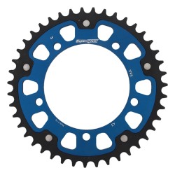 Supersprox - Steel & Aluminum Blue Stealth sprocket, 43T, Chain Size 520, RST-1793-43-BLU
