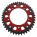 Supersprox - Steel & Aluminum Red Stealth sprocket, 43T, Chain Size 520, RST-1793-43-RED Supersprox - Steel & Aluminum Red Stealth sprocket, 43T, Chain Size 520, RST-1793-43-RED