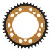 Supersprox - Steel & Aluminum Gold Stealth sprocket, 41T, Chain Size 530, RST-1797-41-GLD Supersprox - Steel & Aluminum Gold Stealth sprocket, 41T, Chain Size 530, RST-1797-41-GLD
