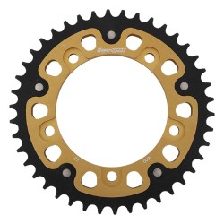 Supersprox - Steel & Aluminum Gold Stealth sprocket, 42T, Chain Size 530, RST-1800-42-GLD