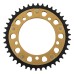 Supersprox - Steel & Aluminum Gold Stealth sprocket, 42T, Chain Size 530, RST-1800-42-GLD Supersprox - Steel & Aluminum Gold Stealth sprocket, 42T, Chain Size 530, RST-1800-42-GLD