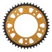 Supersprox - Steel & Aluminum Gold Stealth sprocket, 46T, Chain Size 530, RST-1800-46-GLD Supersprox - Steel & Aluminum Gold Stealth sprocket, 46T, Chain Size 530, RST-1800-46-GLD