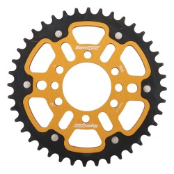 Supersprox - Steel & Aluminum Gold Stealth sprocket, 40T, Chain Size 520, RST-1826-40-GLD