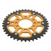 Supersprox - Steel & Aluminum Gold Stealth sprocket, 40T, Chain Size 520, RST-1826-40-GLD Supersprox - Steel & Aluminum Gold Stealth sprocket, 40T, Chain Size 520, RST-1826-40-GLD