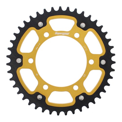Supersprox Stealth Sprocket Gold 43T-RST-2012-43-GLD for Triumph Bonneville T120