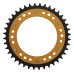 Supersprox - Steel & Aluminum Gold Stealth sprocket, 40T, Chain Size 520, RST-210-40-GLD Supersprox - Steel & Aluminum Gold Stealth sprocket, 40T, Chain Size 520, RST-210-40-GLD