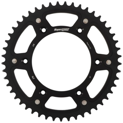Supersprox Stealth Sprocket Black 49T-RST-210-49-BLK for Honda CRF230F 2003-2017 19