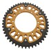 Supersprox - Steel & Aluminum Gold Stealth sprocket, 48T, Chain Size 520, RST-224-48-GLD Supersprox - Steel & Aluminum Gold Stealth sprocket, 48T, Chain Size 520, RST-224-48-GLD