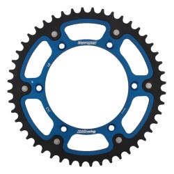 Supersprox - Steel & Aluminum Blue Stealth sprocket, 48T, Chain Size 520, RST-245-48-BLU
