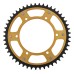 Supersprox - Steel & Aluminum Gold Stealth sprocket, 49T, Chain Size 520, RST-245-49-GLD Supersprox - Steel & Aluminum Gold Stealth sprocket, 49T, Chain Size 520, RST-245-49-GLD