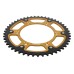 Supersprox - Steel & Aluminum Gold Stealth sprocket, 49T, Chain Size 520, RST-245-49-GLD Supersprox - Steel & Aluminum Gold Stealth sprocket, 49T, Chain Size 520, RST-245-49-GLD