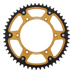 Supersprox - Steel & Aluminum Gold Stealth sprocket, 51T, Chain Size 520, RST-245-51-GLD