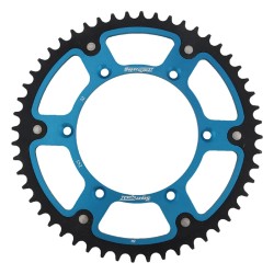 Supersprox - Steel & Aluminum Blue Stealth sprocket, 52T, Chain Size 520, RST-245-52-BLU