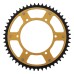 Supersprox - Steel & Aluminum Gold Stealth sprocket, 52T, Chain Size 520, RST-245-52-GLD Supersprox - Steel & Aluminum Gold Stealth sprocket, 52T, Chain Size 520, RST-245-52-GLD