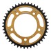 Supersprox - Steel & Aluminum Gold Stealth sprocket, 43T, Chain Size 530, RST-302-43-GLD Supersprox - Steel & Aluminum Gold Stealth sprocket, 43T, Chain Size 530, RST-302-43-GLD