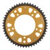 Supersprox - Steel & Aluminum Gold Stealth sprocket, 51T, Chain Size 420, RST-4-51-GLD Supersprox - Steel & Aluminum Gold Stealth sprocket, 51T, Chain Size 420, RST-4-51-GLD