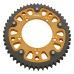 Supersprox - Steel & Aluminum Gold Stealth sprocket, 51T, Chain Size 420, RST-4-51-GLD Supersprox - Steel & Aluminum Gold Stealth sprocket, 51T, Chain Size 420, RST-4-51-GLD