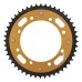 Supersprox - Steel & Aluminum Gold Stealth sprocket, 48T, Chain Size 420, RST-455-48-GLD Supersprox - Steel & Aluminum Gold Stealth sprocket, 48T, Chain Size 420, RST-455-48-GLD