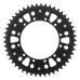 Supersprox - Steel & Aluminum Black Stealth sprocket, 49T, Chain Size 520, RST-460-49-BLK Supersprox - Steel & Aluminum Black Stealth sprocket, 49T, Chain Size 520, RST-460-49-BLK