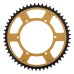 Supersprox - Steel & Aluminum Gold Stealth sprocket, 53T, Chain Size 520, RST-460-53-GLD Supersprox - Steel & Aluminum Gold Stealth sprocket, 53T, Chain Size 520, RST-460-53-GLD
