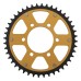 Supersprox - Steel & Aluminum Gold Stealth sprocket, 44T, Chain Size 520, RST-478-44-GLD Supersprox - Steel & Aluminum Gold Stealth sprocket, 44T, Chain Size 520, RST-478-44-GLD