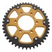 Supersprox - Steel & Aluminum Gold Stealth sprocket, 44T, Chain Size 520, RST-478-44-GLD Supersprox - Steel & Aluminum Gold Stealth sprocket, 44T, Chain Size 520, RST-478-44-GLD