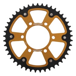 Supersprox - Steel & Aluminum Gold Stealth sprocket, 45T, Chain Size 520, RST-478-45-GLD