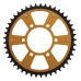 Supersprox - Steel & Aluminum Gold Stealth sprocket, 45T, Chain Size 520, RST-478-45-GLD Supersprox - Steel & Aluminum Gold Stealth sprocket, 45T, Chain Size 520, RST-478-45-GLD