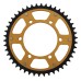 Supersprox - Steel & Aluminum Gold Stealth sprocket, 46T, Chain Size 530, RST-479-46-GLD Supersprox - Steel & Aluminum Gold Stealth sprocket, 46T, Chain Size 530, RST-479-46-GLD