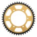 Supersprox - Steel & Aluminum Gold Stealth sprocket, 45T, Chain Size 525, RST-480-45-GLD Supersprox - Steel & Aluminum Gold Stealth sprocket, 45T, Chain Size 525, RST-480-45-GLD