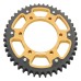 Supersprox - Steel & Aluminum Gold Stealth sprocket, 45T, Chain Size 525, RST-480-45-GLD Supersprox - Steel & Aluminum Gold Stealth sprocket, 45T, Chain Size 525, RST-480-45-GLD