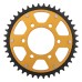 Supersprox - Steel & Aluminum Gold Stealth sprocket, 42T, Chain Size 530, RST-488-42-GLD Supersprox - Steel & Aluminum Gold Stealth sprocket, 42T, Chain Size 530, RST-488-42-GLD