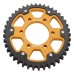 Supersprox - Steel & Aluminum Gold Stealth sprocket, 42T, Chain Size 530, RST-488-42-GLD Supersprox - Steel & Aluminum Gold Stealth sprocket, 42T, Chain Size 530, RST-488-42-GLD