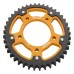 Supersprox - Steel & Aluminum Gold Stealth sprocket, 42T, Chain Size 530, RST-489-42-GLD Supersprox - Steel & Aluminum Gold Stealth sprocket, 42T, Chain Size 530, RST-489-42-GLD