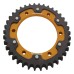 Supersprox - Steel & Aluminum Gold Stealth sprocket, 38T, Chain Size 530, RST-499-38-GLD Supersprox - Steel & Aluminum Gold Stealth sprocket, 38T, Chain Size 530, RST-499-38-GLD