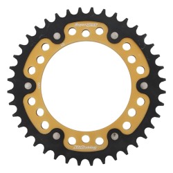 Supersprox - Steel & Aluminum Gold Stealth sprocket, 40T, Chain Size 530, RST-499-40-GLD
