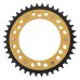 Supersprox - Steel & Aluminum Gold Stealth sprocket, 40T, Chain Size 530, RST-499-40-GLD Supersprox - Steel & Aluminum Gold Stealth sprocket, 40T, Chain Size 530, RST-499-40-GLD