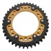 Supersprox - Steel & Aluminum Gold Stealth sprocket, 40T, Chain Size 530, RST-499-40-GLD Supersprox - Steel & Aluminum Gold Stealth sprocket, 40T, Chain Size 530, RST-499-40-GLD