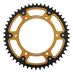 Supersprox - Steel & Aluminum Gold Stealth sprocket, 50T, Chain Size 520, RST-5-50-GLD