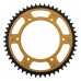 Supersprox - Steel & Aluminum Gold Stealth sprocket, 50T, Chain Size 520, RST-5-50-GLD Supersprox - Steel & Aluminum Gold Stealth sprocket, 50T, Chain Size 520, RST-5-50-GLD