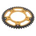 Supersprox - Steel & Aluminum Gold Stealth sprocket, 45T, Chain Size 525, RST-7-45-GLD Supersprox - Steel & Aluminum Gold Stealth sprocket, 45T, Chain Size 525, RST-7-45-GLD