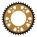 Supersprox - Steel & Aluminum Gold Stealth sprocket, 42T, Chain Size 525, RST-702-42-GLD Supersprox - Steel & Aluminum Gold Stealth sprocket, 42T, Chain Size 525, RST-702-42-GLD