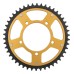 Supersprox - Steel & Aluminum Gold Stealth sprocket, 46T, Chain Size 525, RST-702-46-GLD Supersprox - Steel & Aluminum Gold Stealth sprocket, 46T, Chain Size 525, RST-702-46-GLD