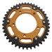 Supersprox - Steel & Aluminum Gold Stealth sprocket, 42T, Chain Size 520, RST-703-42-GLD Supersprox - Steel & Aluminum Gold Stealth sprocket, 42T, Chain Size 520, RST-703-42-GLD