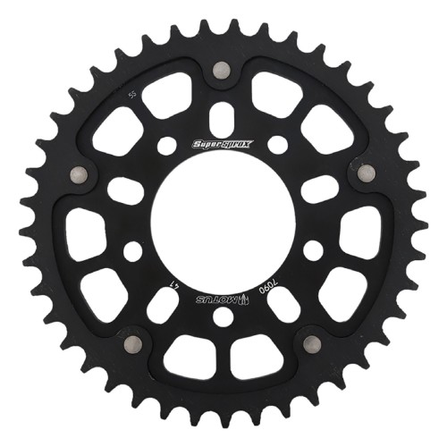 Supersprox - Steel & Aluminum Black Stealth sprocket, 41T, Chain Size 530, RST-7090-41-BLK
