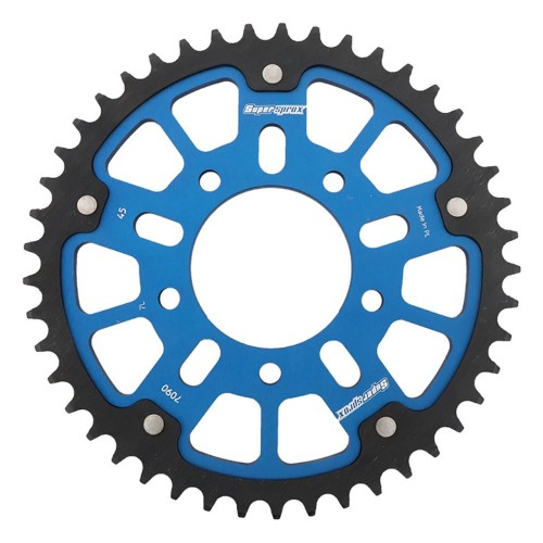 Supersprox Stealth Sprocket Blue 45T for Aftermarket Wheels BST 530 pitch 1900
